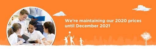 We're maintaining our 2020 prices until December 2021