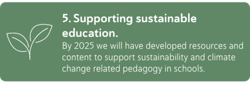 5. Supporting sustainable education